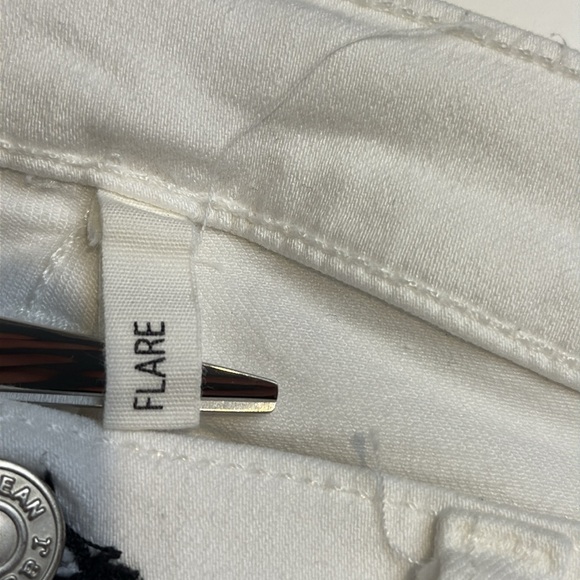 Rag & Bone Flare Jeans White Size 29 - Picture 5 of 10